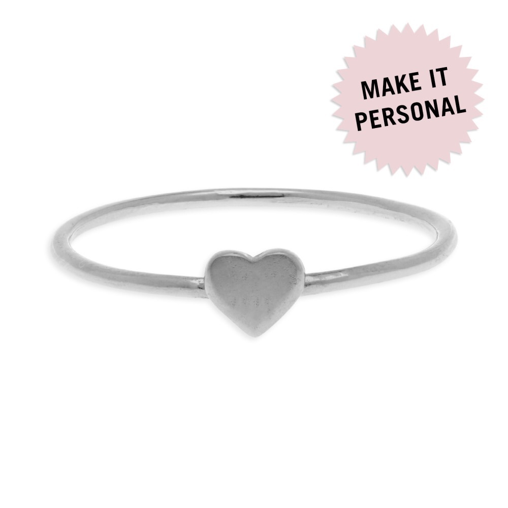 Catbird silver heart ring 6.5